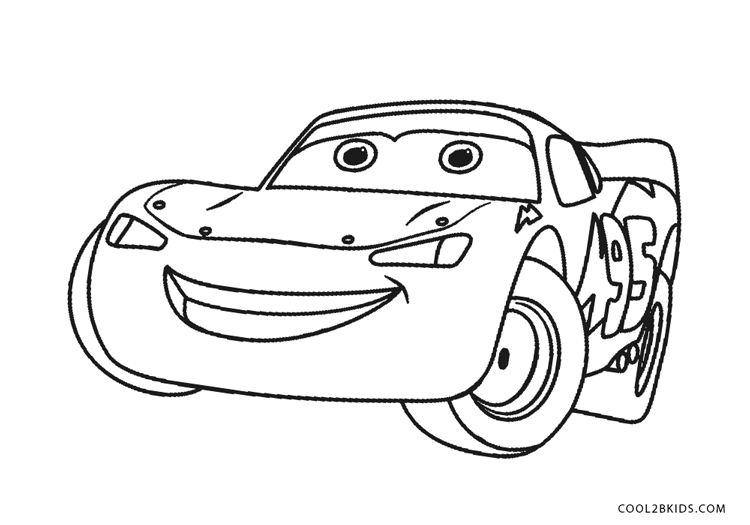 Download Free Printable Lightning McQueen Coloring Pages For Kids