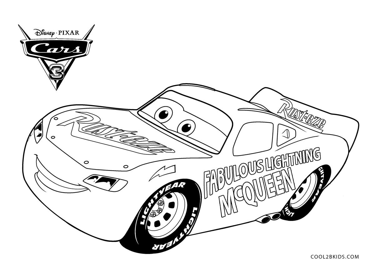 cars movie characters coloring pages