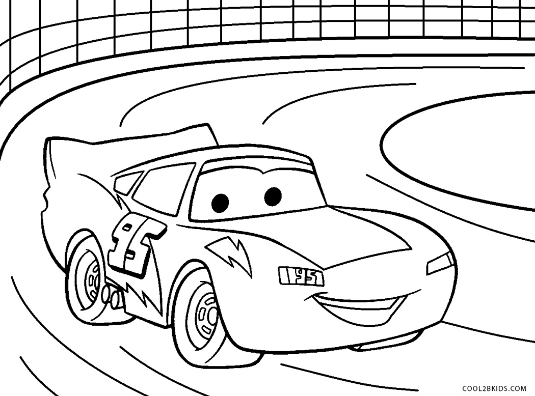 Coloring Mcqueen Pages Lightning Printable Fabulous Fantasti