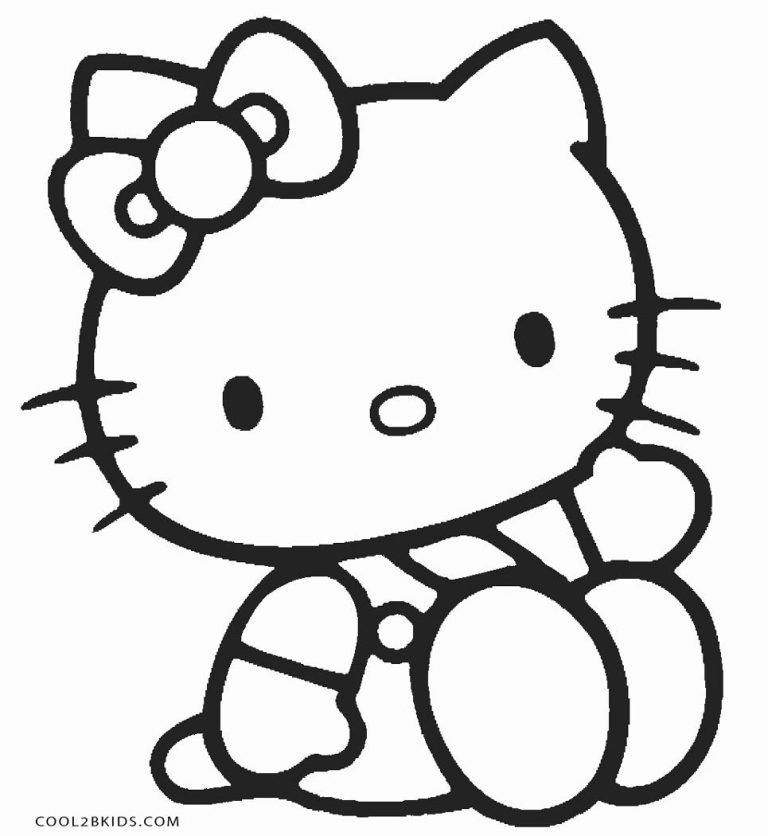 Desenhos De Hello Kitty Para Colorir Páginas Para Impressão Grátis 4552