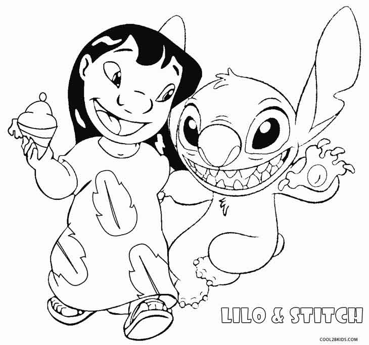 Lilo e Stitch para Colorir - Como Desenhar Bem Feito
