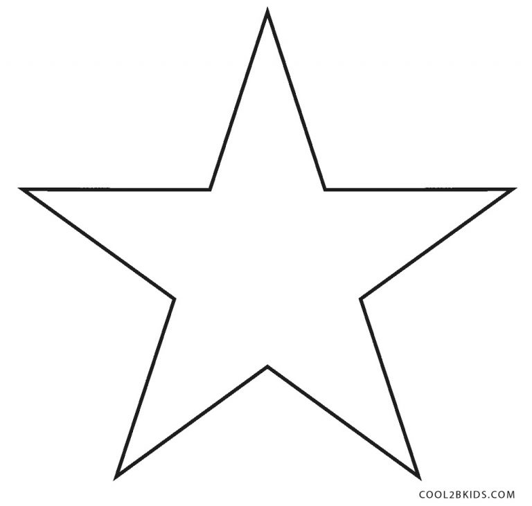 Desenhos De Estrela Para Colorir Páginas Para Impressão Grátis