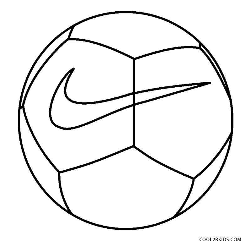 soccer ball color pages