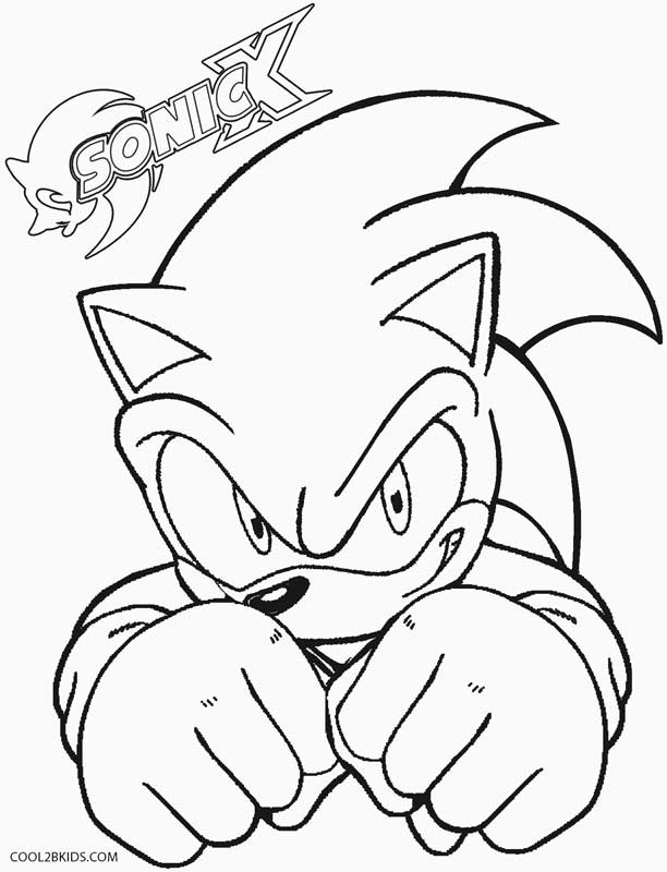 Desenhos de Sonic para colorir - Páginas para impressão grátis