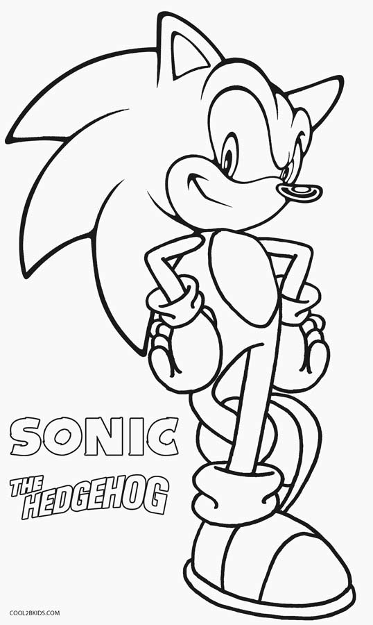 Desenhos de Sonic para colorir - Páginas para impressão grátis