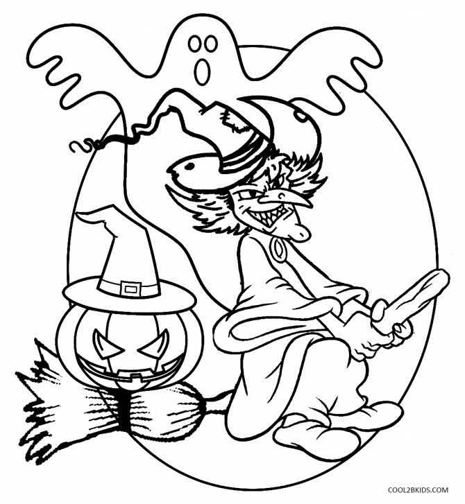 Desenho Para Colorir bruxa - Imagens Grátis Para Imprimir - img 27934