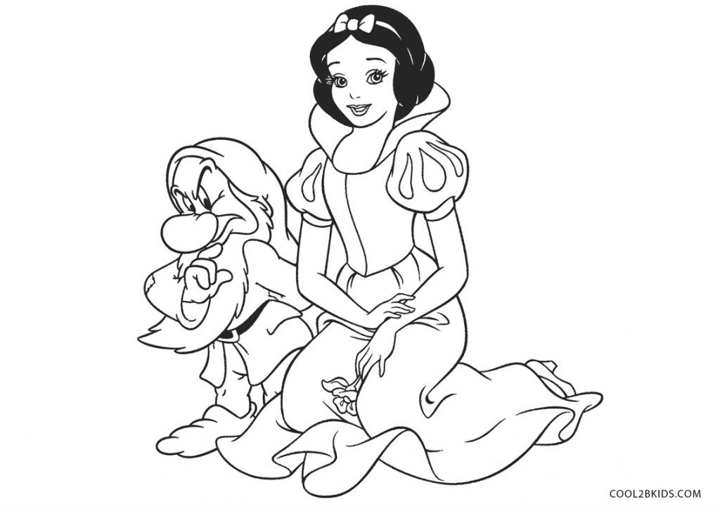 Free Printable Snow White Coloring Pages For Kids