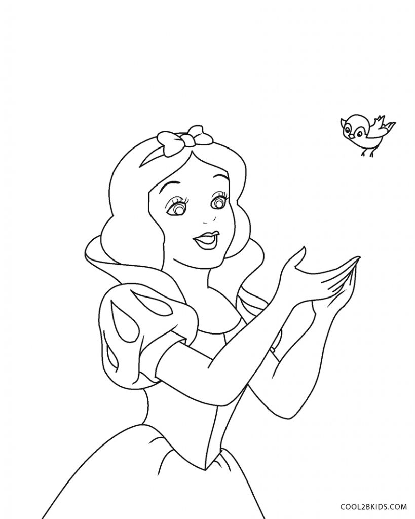 Free Printable Snow White Coloring Pages For Kids