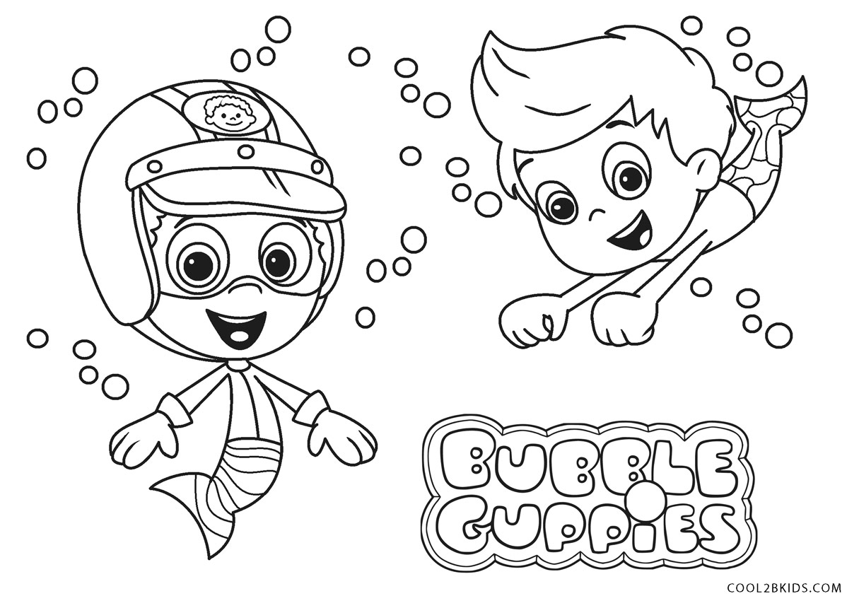 Deema from Bubble Guppies fun Coloring Pages for Kids