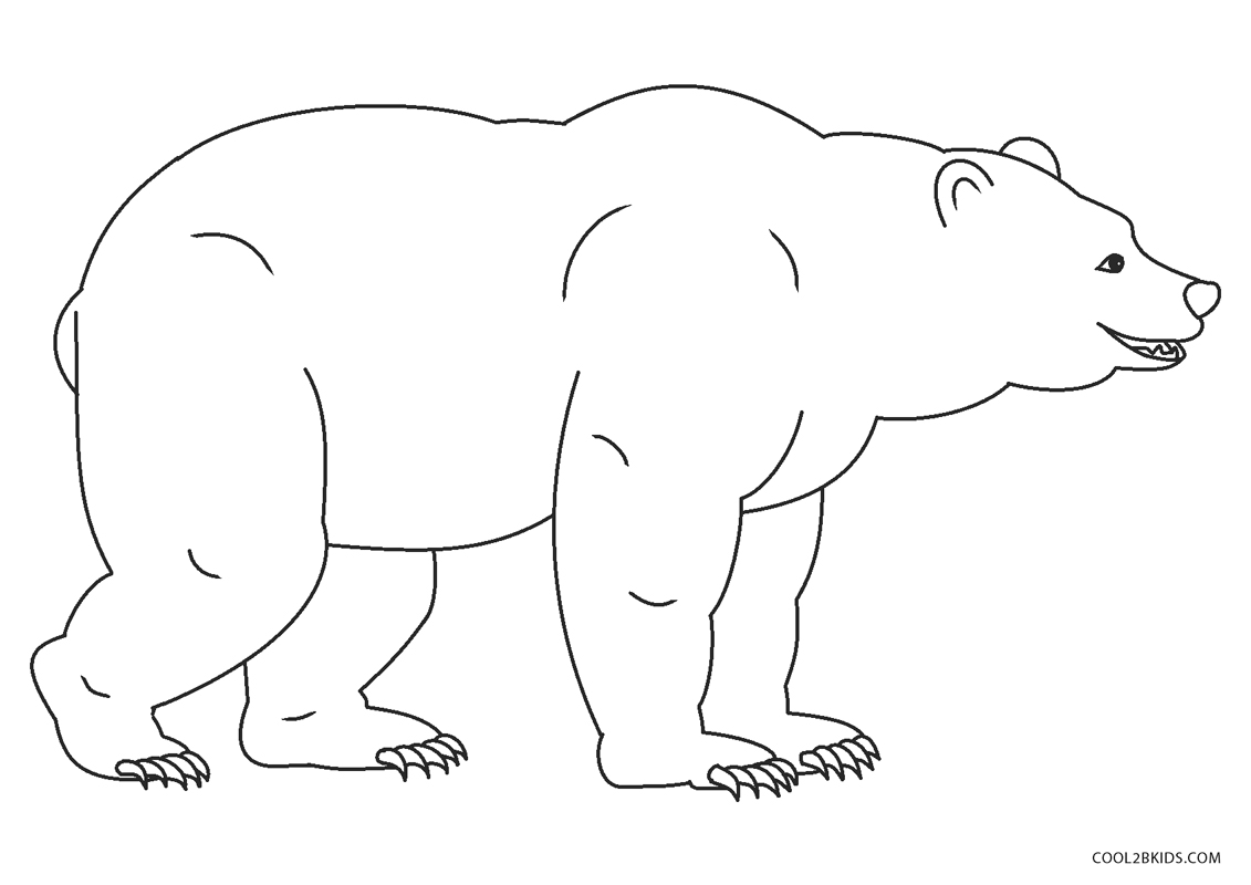 sleeping bear coloring pages