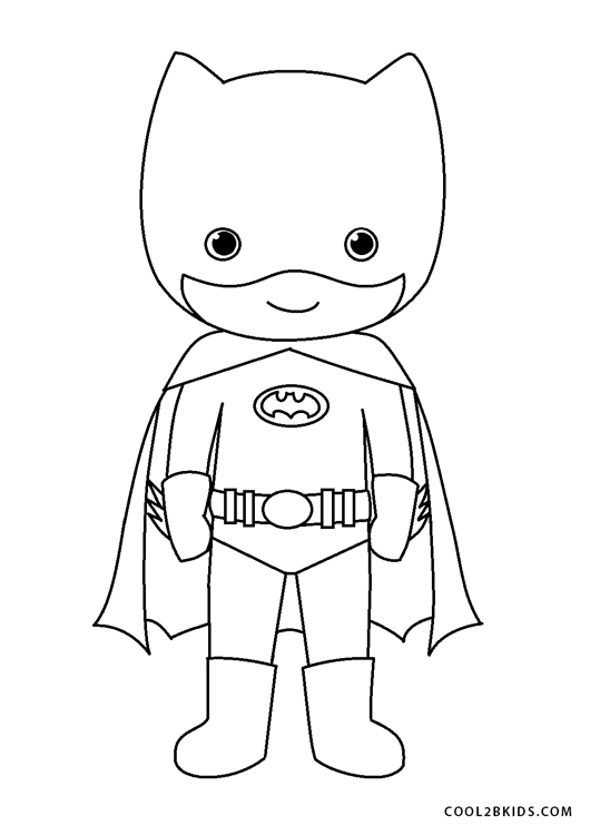 Free Printable Superhero Coloring Pages for Kids