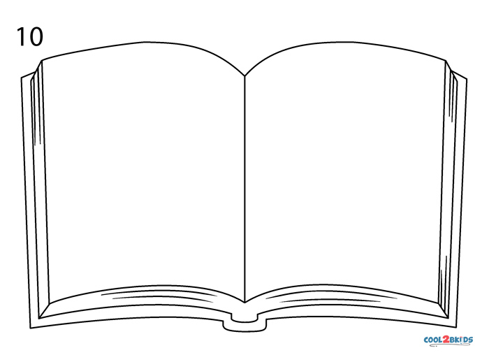 Dibujos de Libro - Cómo dibujar Libro paso a paso