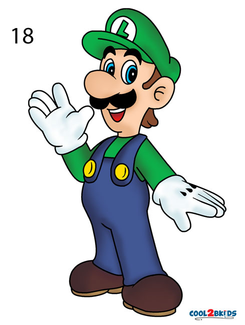 Como dibujar a Luigi | Cool2bKids