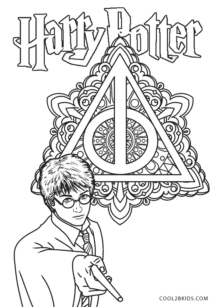 Harry Potter Coloring Pages Printable Customize and Print