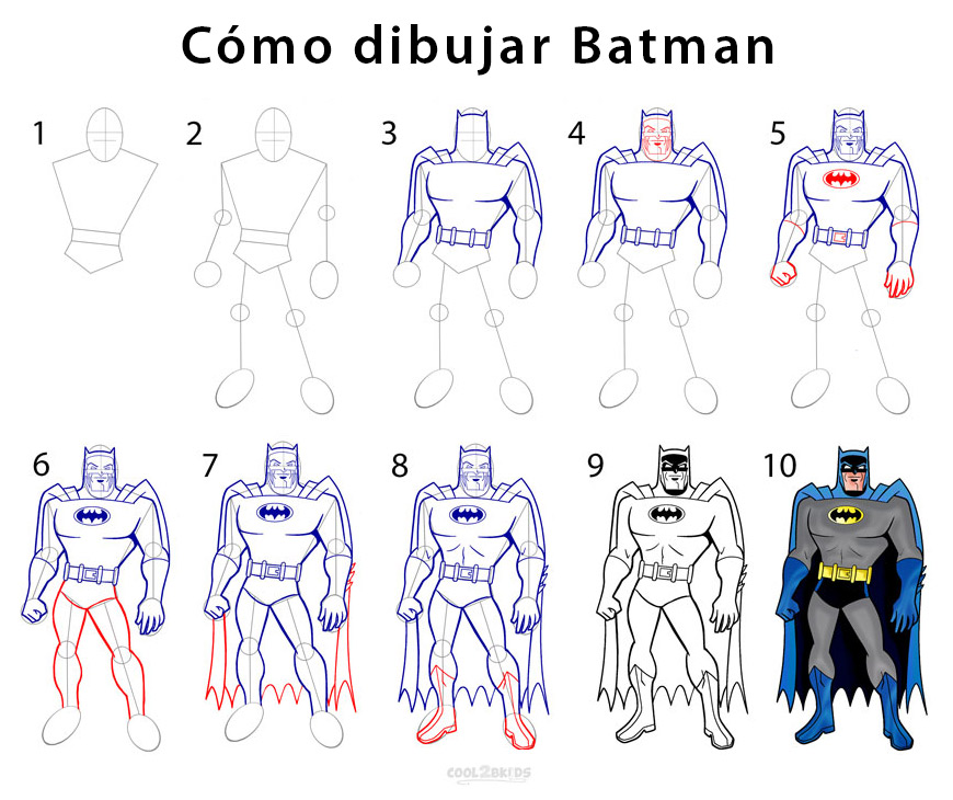 Detalle 24+ imagen dibujos faciles de batman 