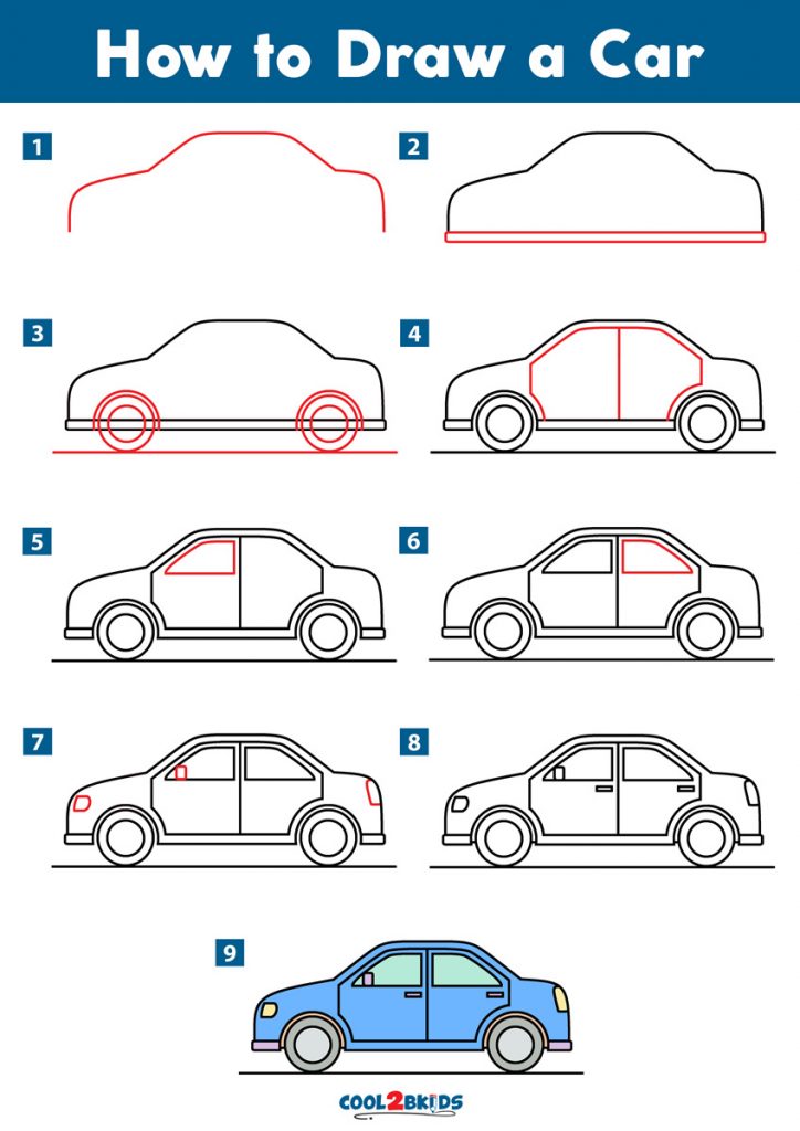 How To Draw A Car Pic Haiper