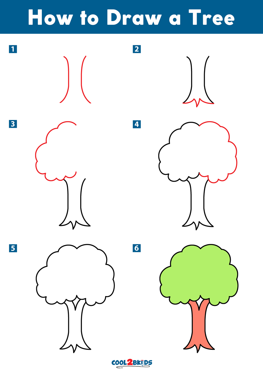 How To Draw A Fingerprint Tree draw fingerprint Step By Step 