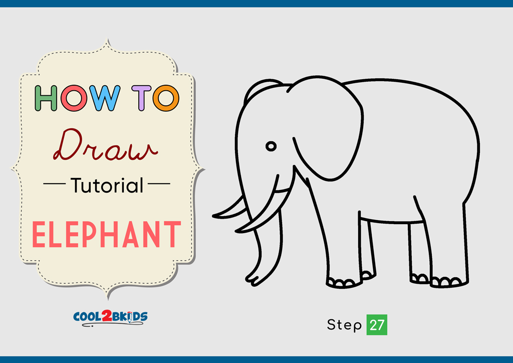 How to Draw an Elephant - Cool2bKids