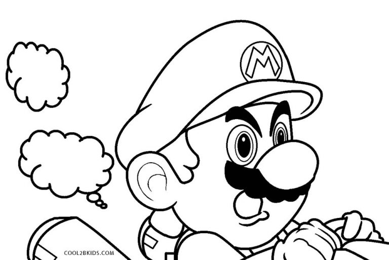 Dibujos De Mario Kart Para Colorear Páginas Para Imprimir Gratis 