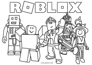 Free Printable Roblox Coloring Pages For Kids - roblox noob coloring page
