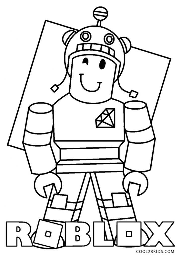 Free Printable Roblox Coloring Pages For Kids
