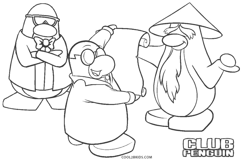 Dibujos de Club Penguin para colorear - Páginas para imprimir gratis