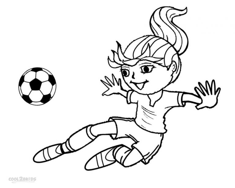 Dibujos de Jugador de Fútbol para colorear - Páginas para imprimir gratis