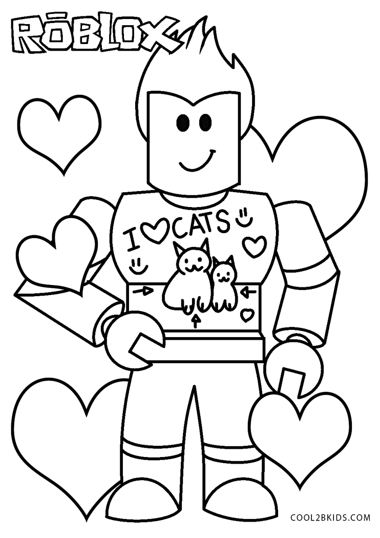 Pretty roblox girl coloring pages - gilitexpo