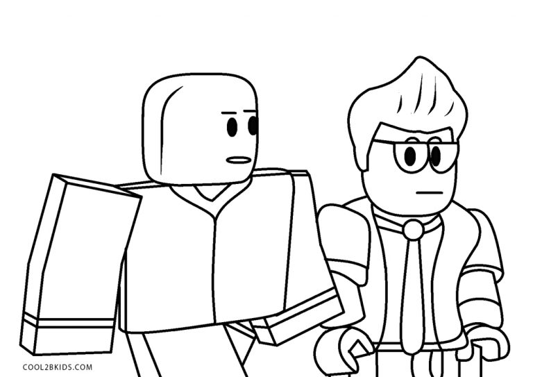 Free Printable Roblox Coloring Pages For Kids