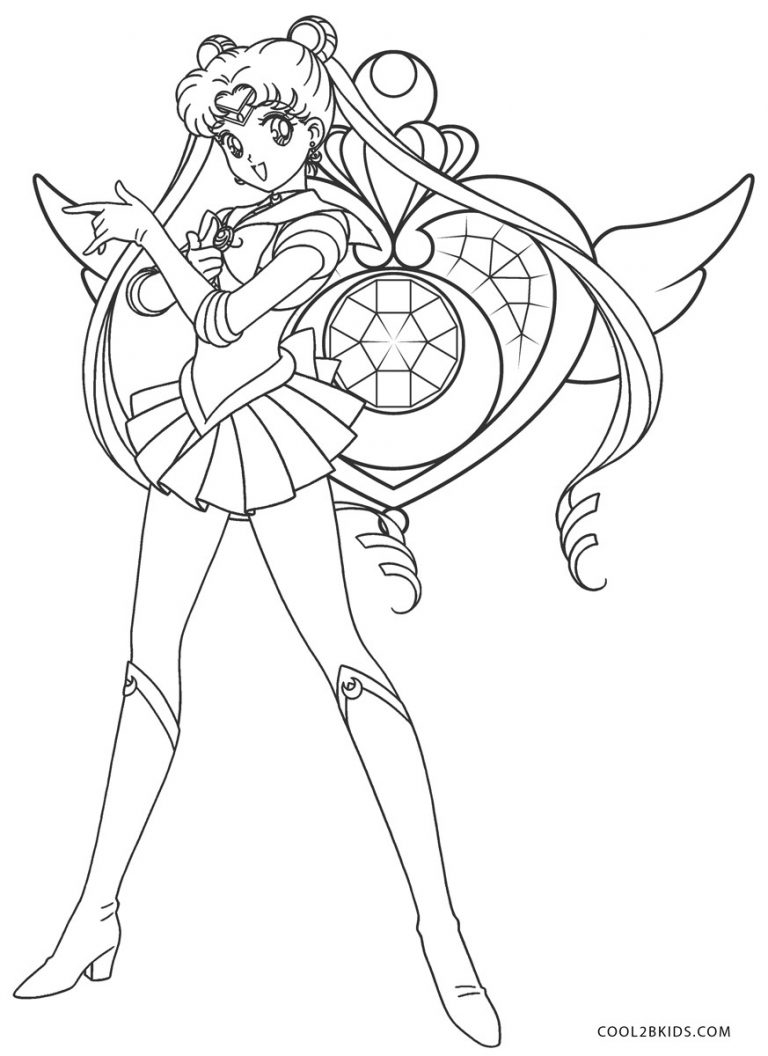 Dibujos de Sailor Moon para colorear - Páginas para imprimir gratis