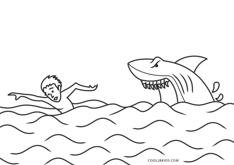 Free Printable Shark Coloring Pages For Kids