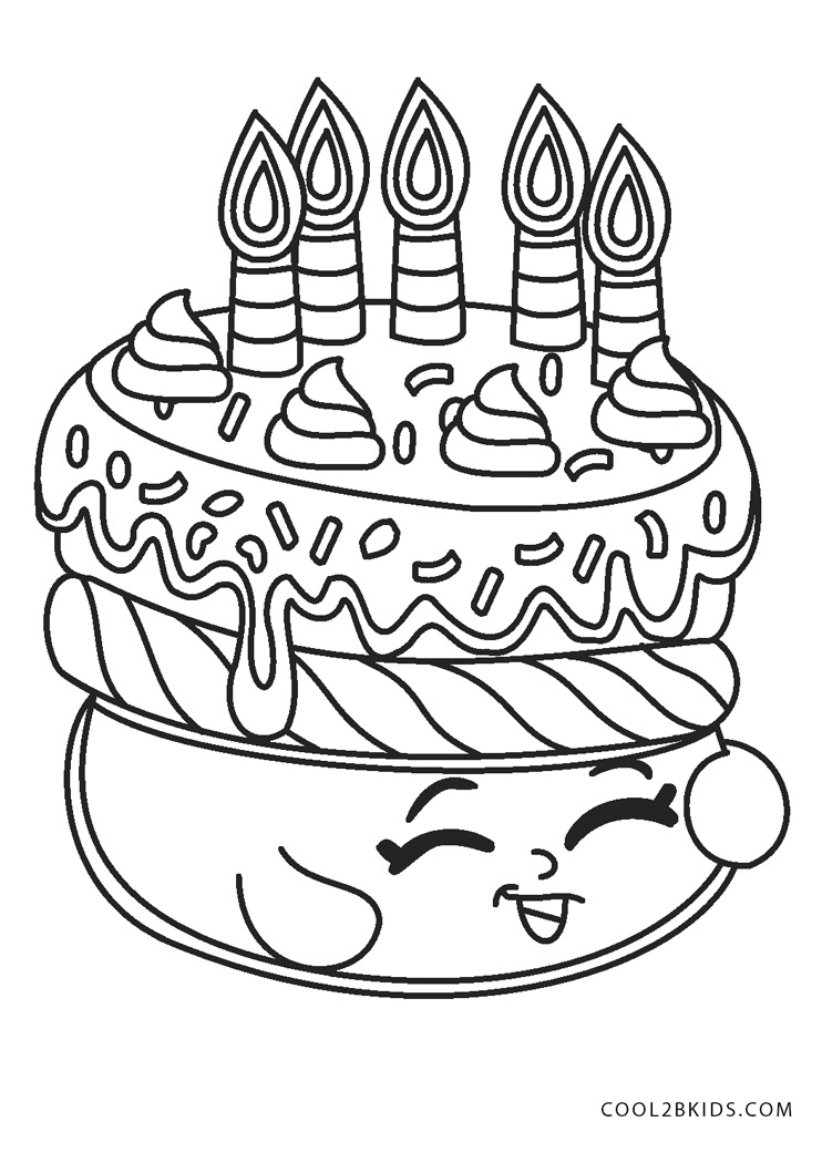 Free Printable Shopkins Coloring Pages For Kids