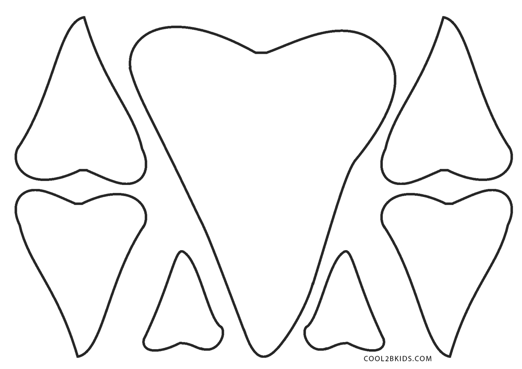 Dibujos de Tiburón para colorear Páginas para imprimir gratis