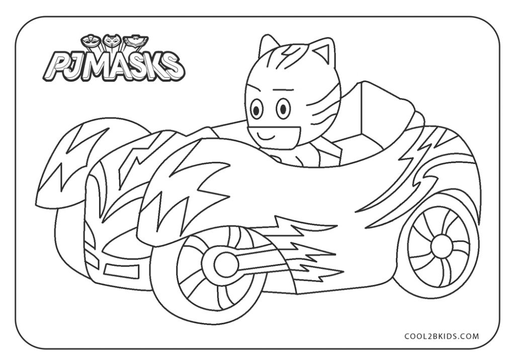 Pj Masks Coloring Sheets Cars | Hot Sex Picture