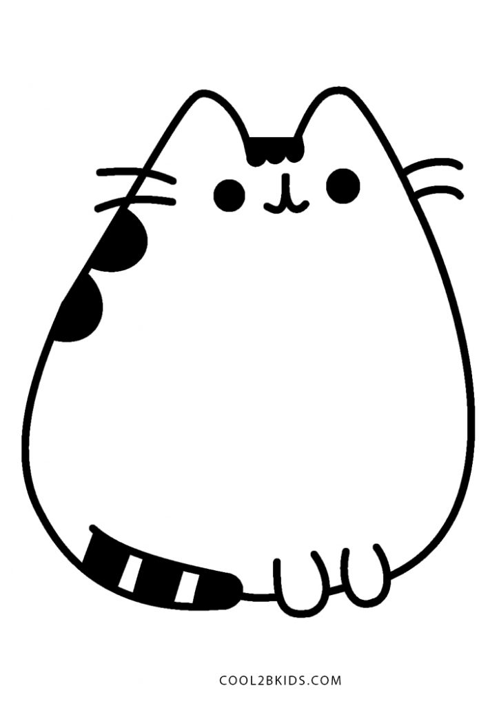 Dibujos de Pusheen para colorear - Páginas para imprimir gratis