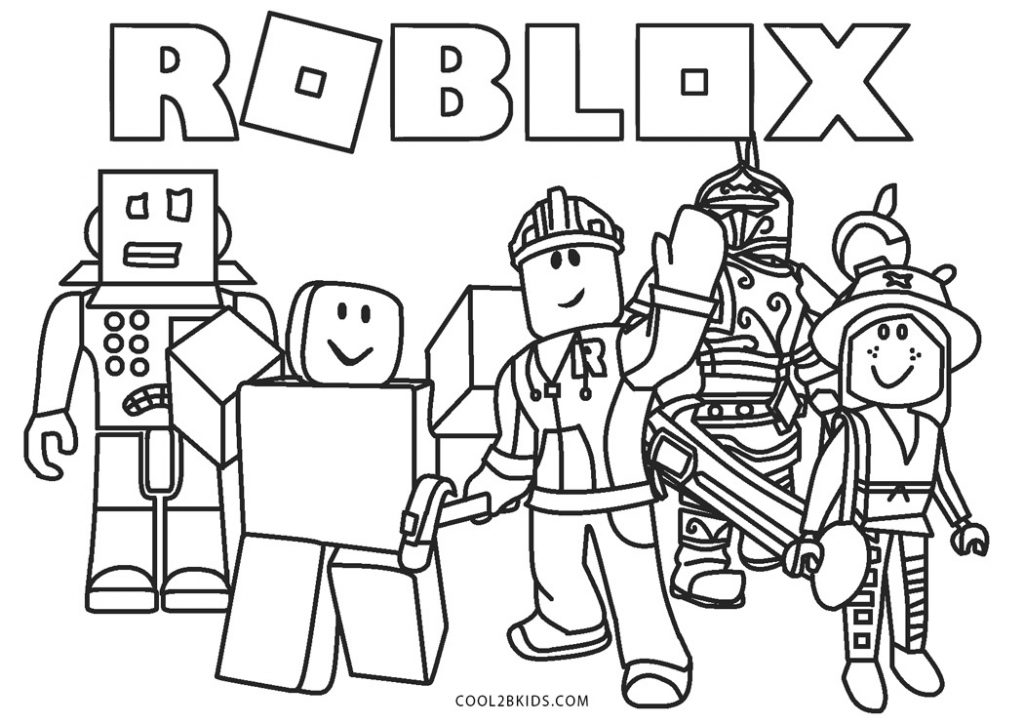 Dibujos de Roblox para colorear - Páginas para imprimir gratis