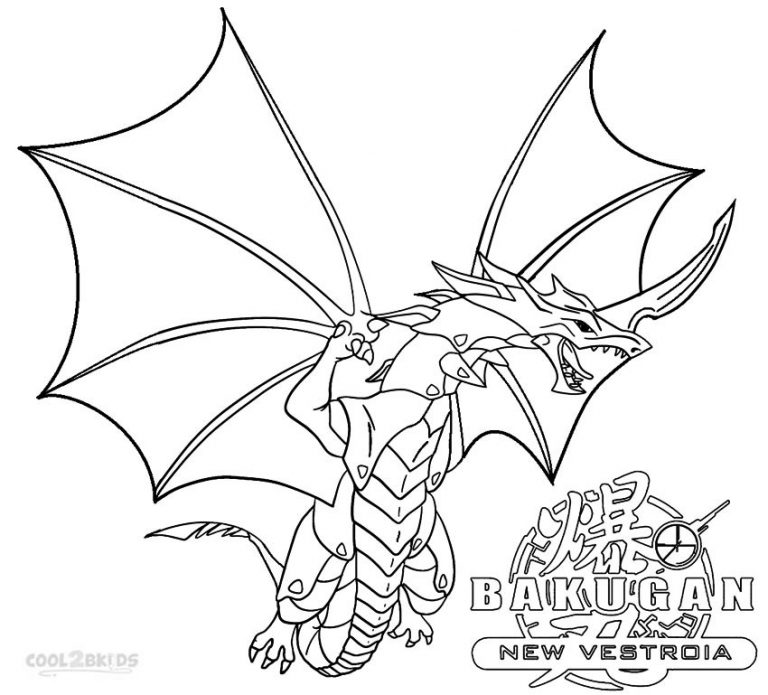 Desenhos De Bakugan Para Colorir Páginas Para Impressão Grátis