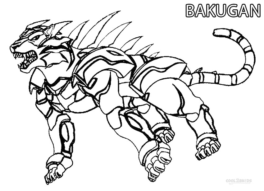 Desenhos De Bakugan Para Colorir Páginas Para Impressão Grátis
