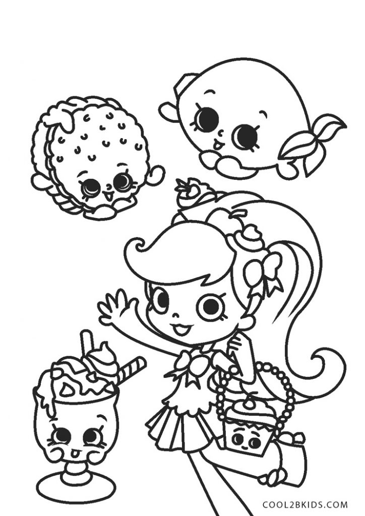 Desenhos De Shopkins Para Colorir Páginas Para Impressão Grátis