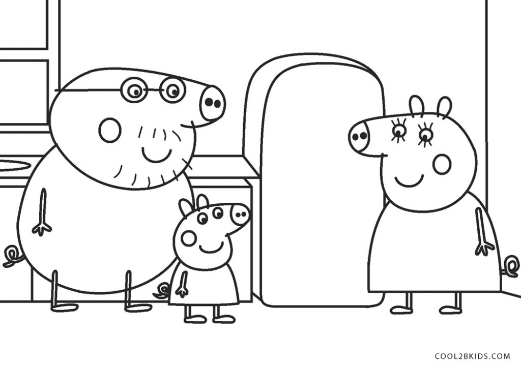 Free Printable Peppa Pig Coloring Pages For Kids