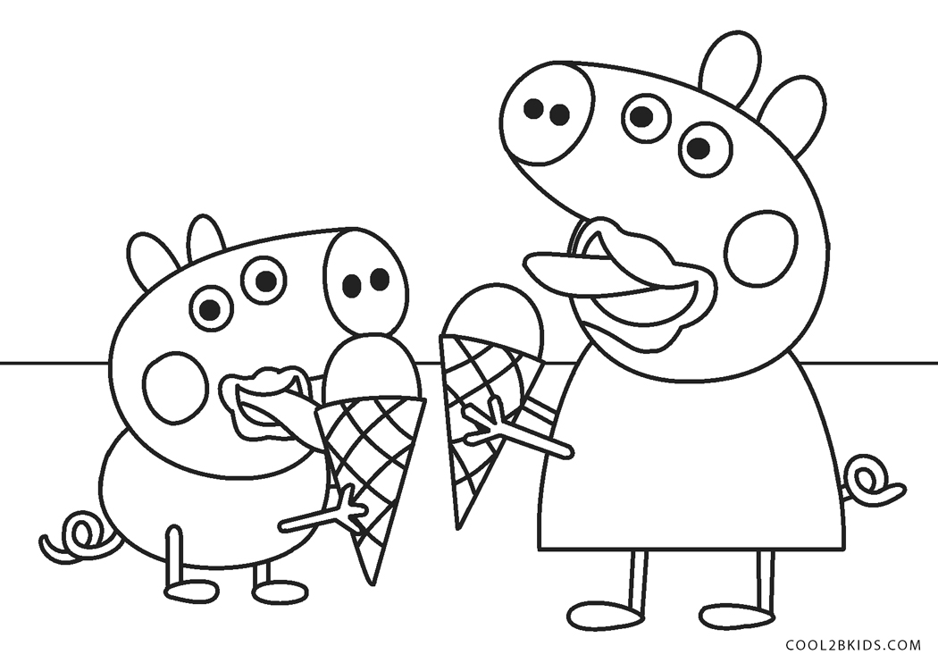Peppa Pig Easter Coloring Pages Printable Coloring Pages