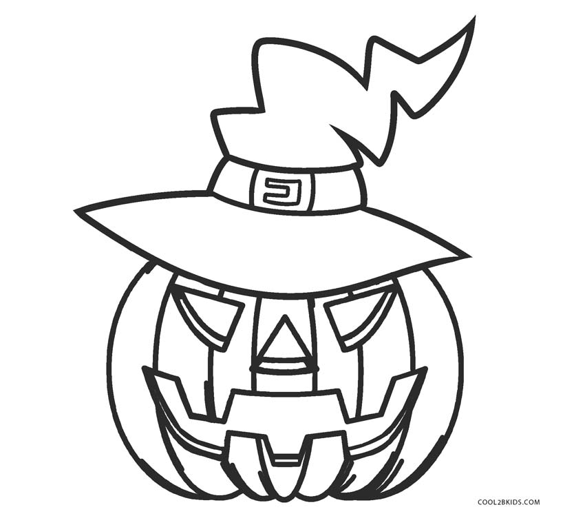 Desenhos de Abóbora de Halloween para Colorir e Imprimir 