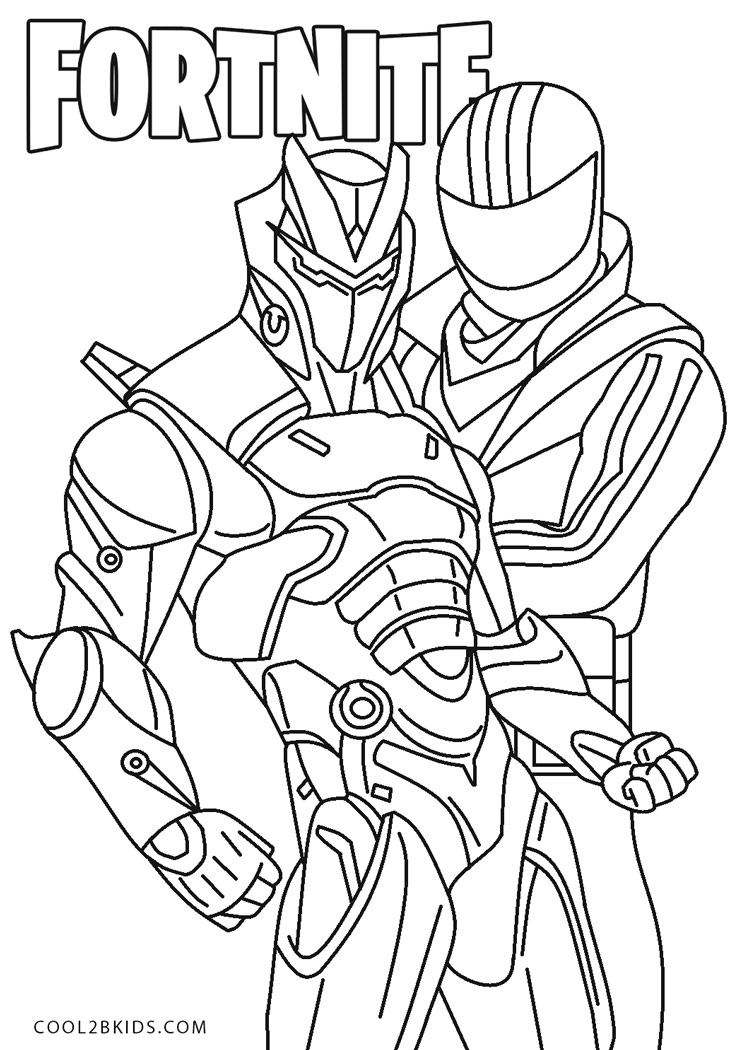Fortnite Skins Coloring Pages Cool