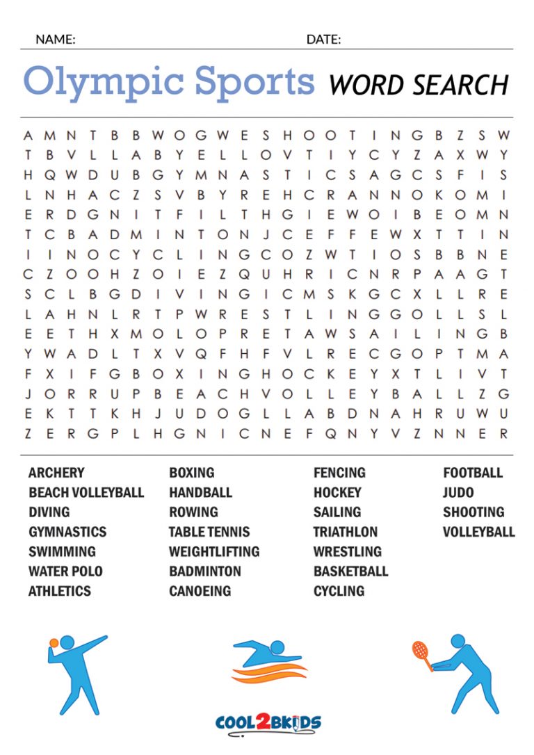 Sports Word Search Printable Printable Word Searches