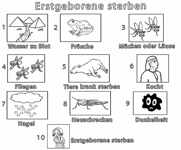 Ausmalbilder Moses - Malvorlagen kostenlos zum ausdrucken