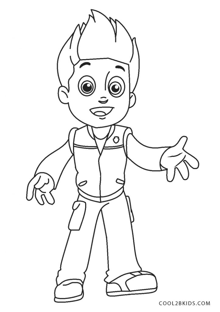 Ryder Paw Patrol 5 Coloring Page Free Printable Coloring Pages For Kids