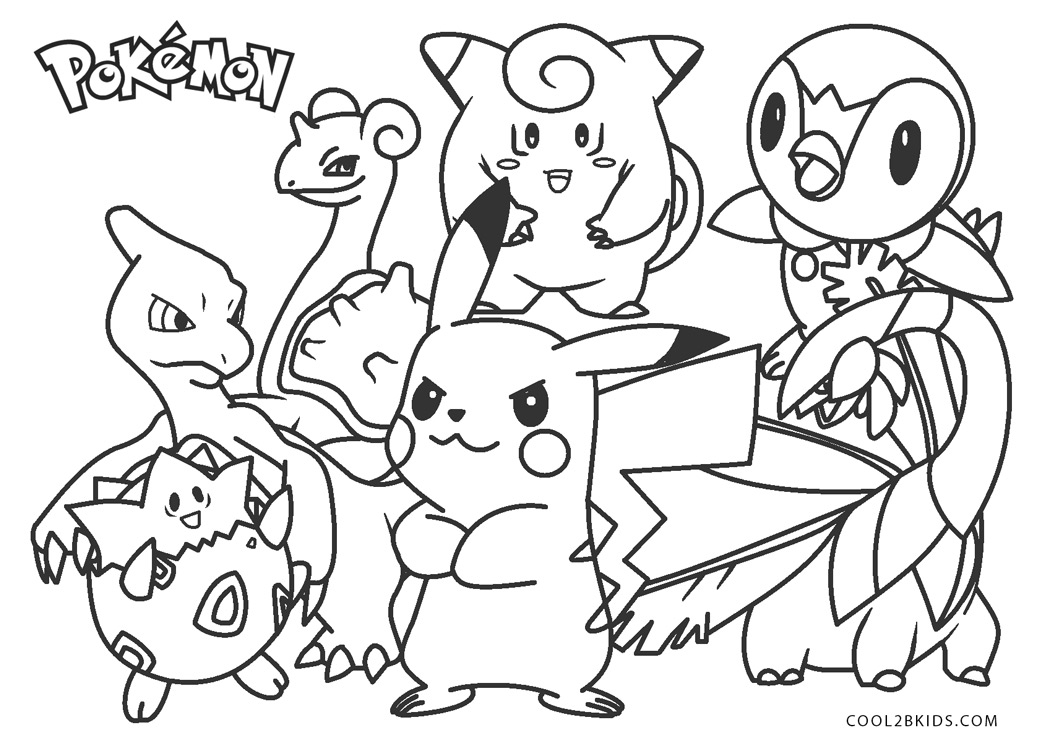 Free Printable Pokemon Coloring Pages For Kids