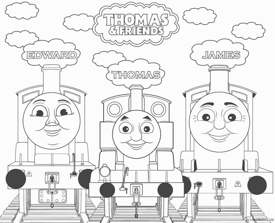 Ausmalbilder Thomas der Zug Malvorlagen kostenlos zum ausdrucken
