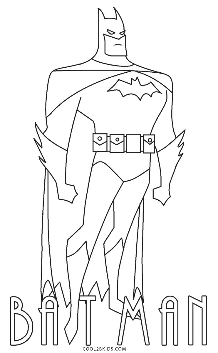 Coloriages  Batman  Coloriages Gratuits à Imprimer