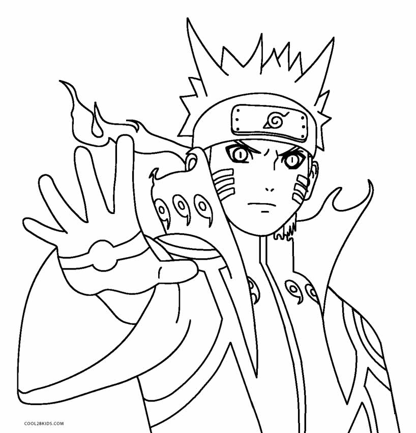 Desenhos de Naruto para Colorir e Pintar